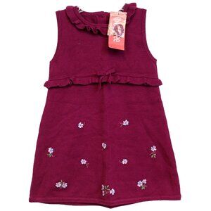 2005 Gymboree Romantic Garden Shirt 18-24m Sweater Dress Flowers Ruffles A-line